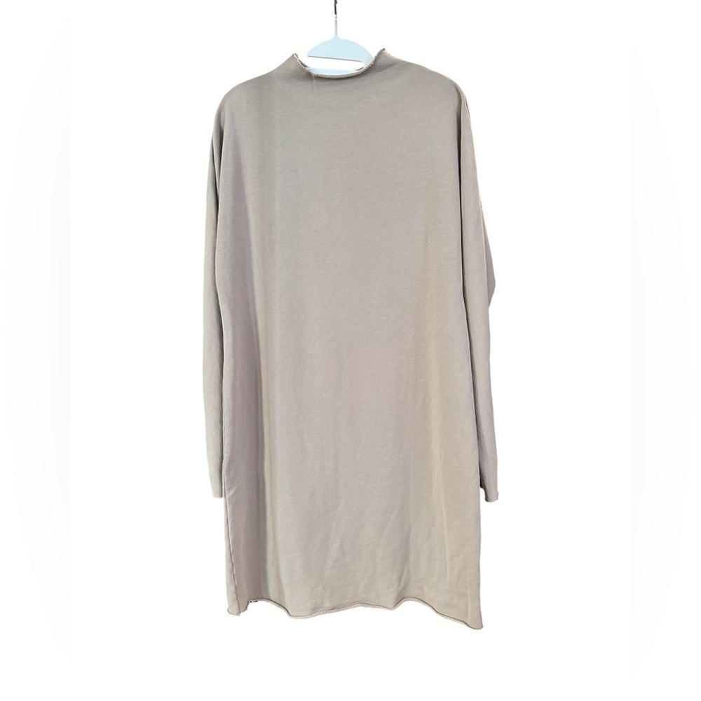 Frank & Eileen NWD Izzie Sweatshirt Dress Tan/Taupe Size M - Picture 2 of 6
